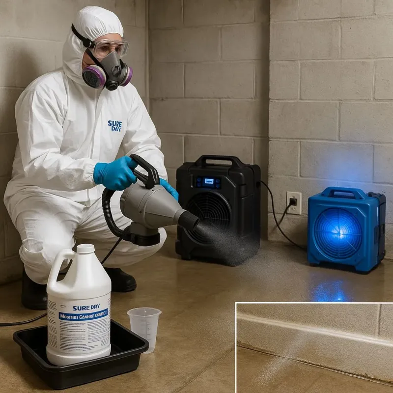 Sanitization and Odor Removal process in Tri-Lakes, IN